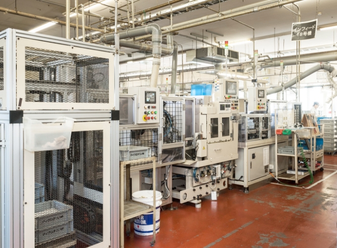 仕上げ加工ライン